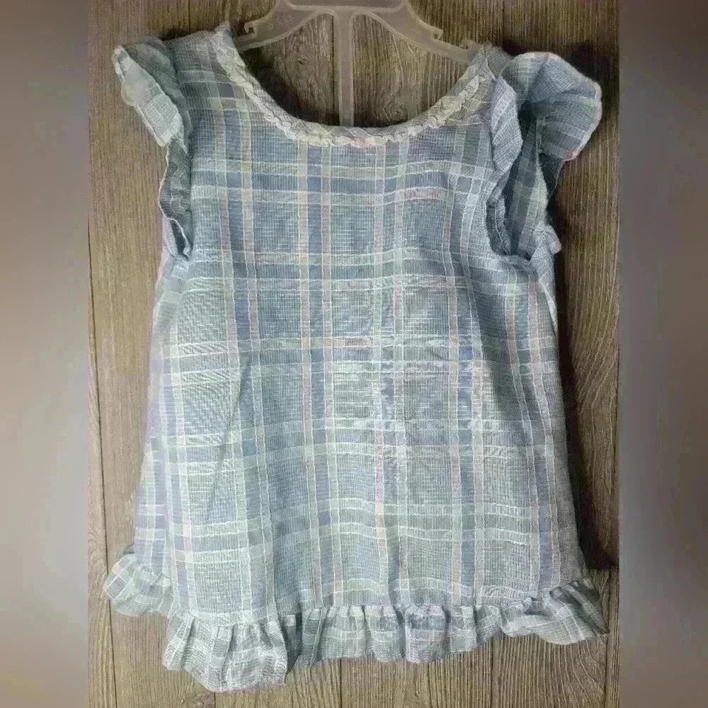 Vintage 1970s Yardbritches‎ by Editex girls tank top and bloomers size 4